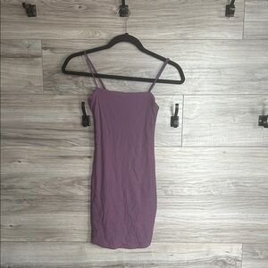 Purple Spaghetti Strap Dress